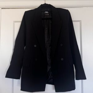 Zara Black Oversized Blazer